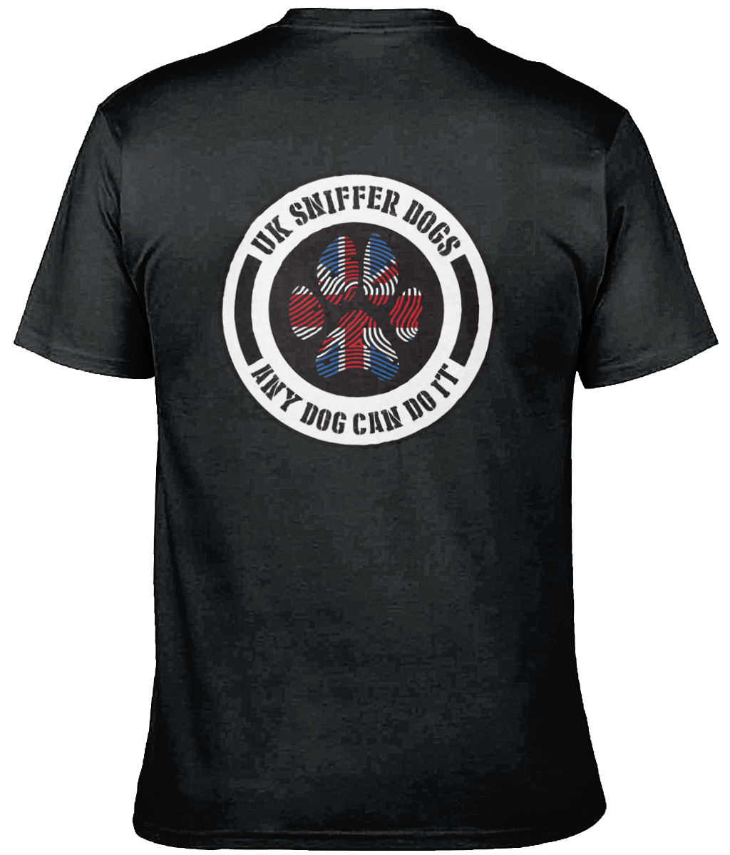 Gildan GD001 Softstyle Adult Ringspun T-Shirt UK Sniffer Dogs Logo, Main UK Sniffer Dogs Logo, Main