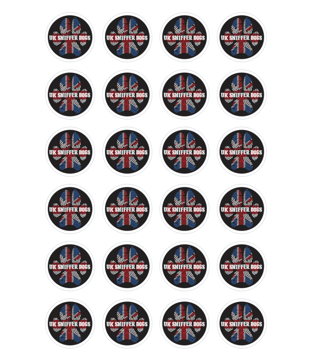 UK Sniffer Dogs Stickers