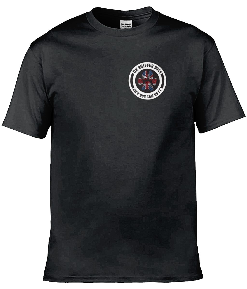 Gildan GD001 Softstyle Adult Ringspun T-Shirt UK Sniffer Dogs Logo, Main UK Sniffer Dogs Logo, Main